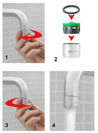 C004-H2OPURE Invisibile | Ultra filtration | Confezione 1 pezz0 | M22 M/F